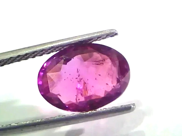 4.24 Ct IGI Certified Unheated Untreated Natural Madagaskar Ruby - Venus Gems