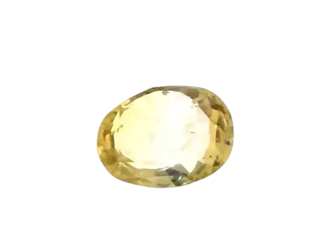 4.08 Ct Unheated Untreated Natural Ceylon Yellow Sapphire Pukhraj - Venus Gems