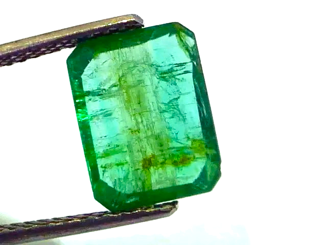 3.99 Ct Unheated Untreated Natural Zambian Emerald Panna Gems - Venus Gems