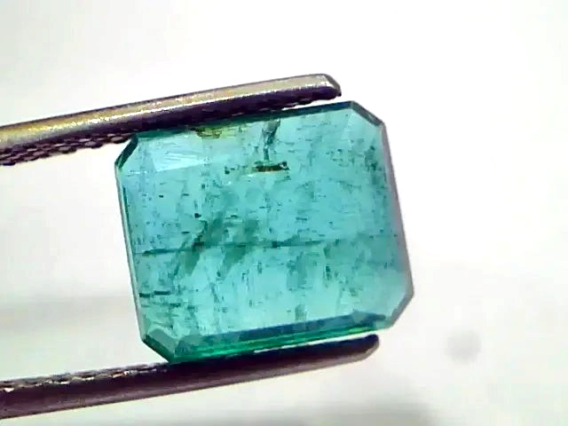 4.78 Ct Untreated Natural Zambian Emerald Gemstone Panna Gemstone - Venus Gems