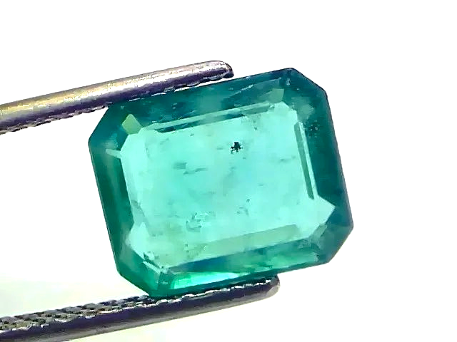 4.22 Ct GII Certified Untreated Natural Zambian Emerald Gemstone AAAAA - Venus Gems