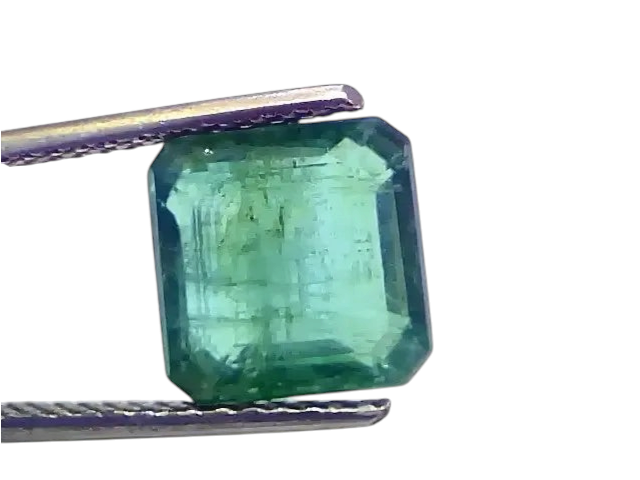 4.70 Ct Certified Untreated Natural Zambian Emerald Gemstone Panna - Venus Gems
