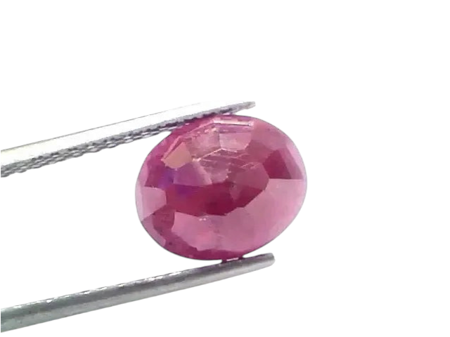 4.14 Ct Certified Unheated Untreated Natural New Burma Ruby - Venus Gems