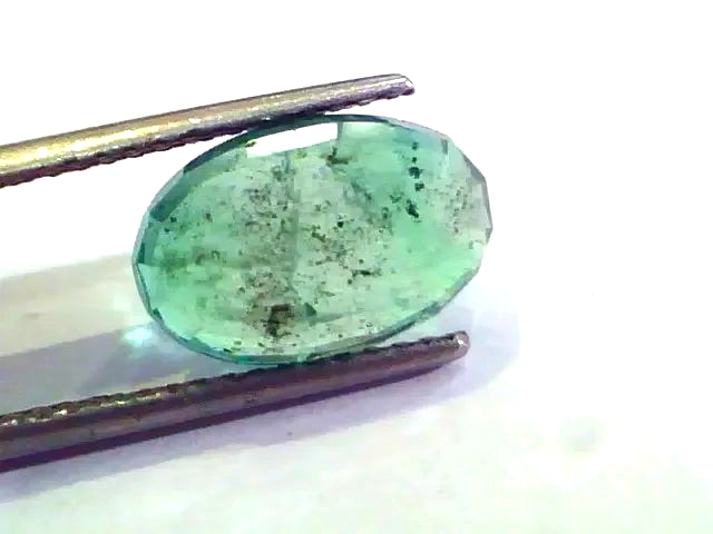 4.95 Ct Untreated Natural Zambian Emerald Gemstone Panna stone - Venus Gems