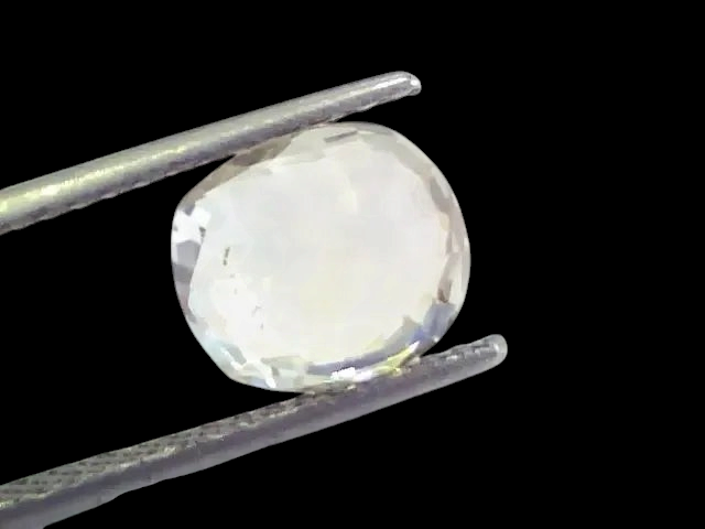 4.00 Ct Unheated Untreated Natural Ceylon White Sapphire Gems - Venus Gems