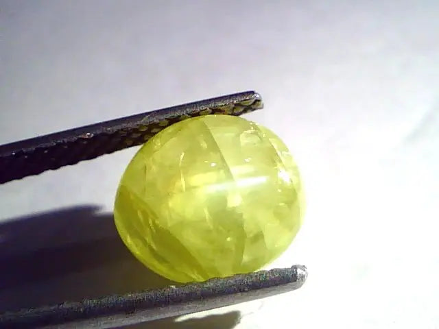 5.02 Ct Certified Untreated Natural Chrysoberyl Cats Eye,Lehsunia