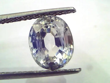 5.03 Ct Unheated Untreated Natural Ceylon White Sapphire AAAAA