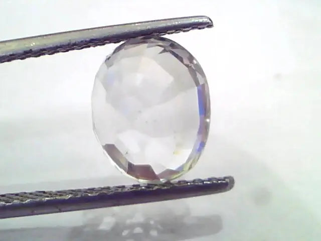 5.03 Ct Unheated Untreated Natural Ceylon White Sapphire AAAAA