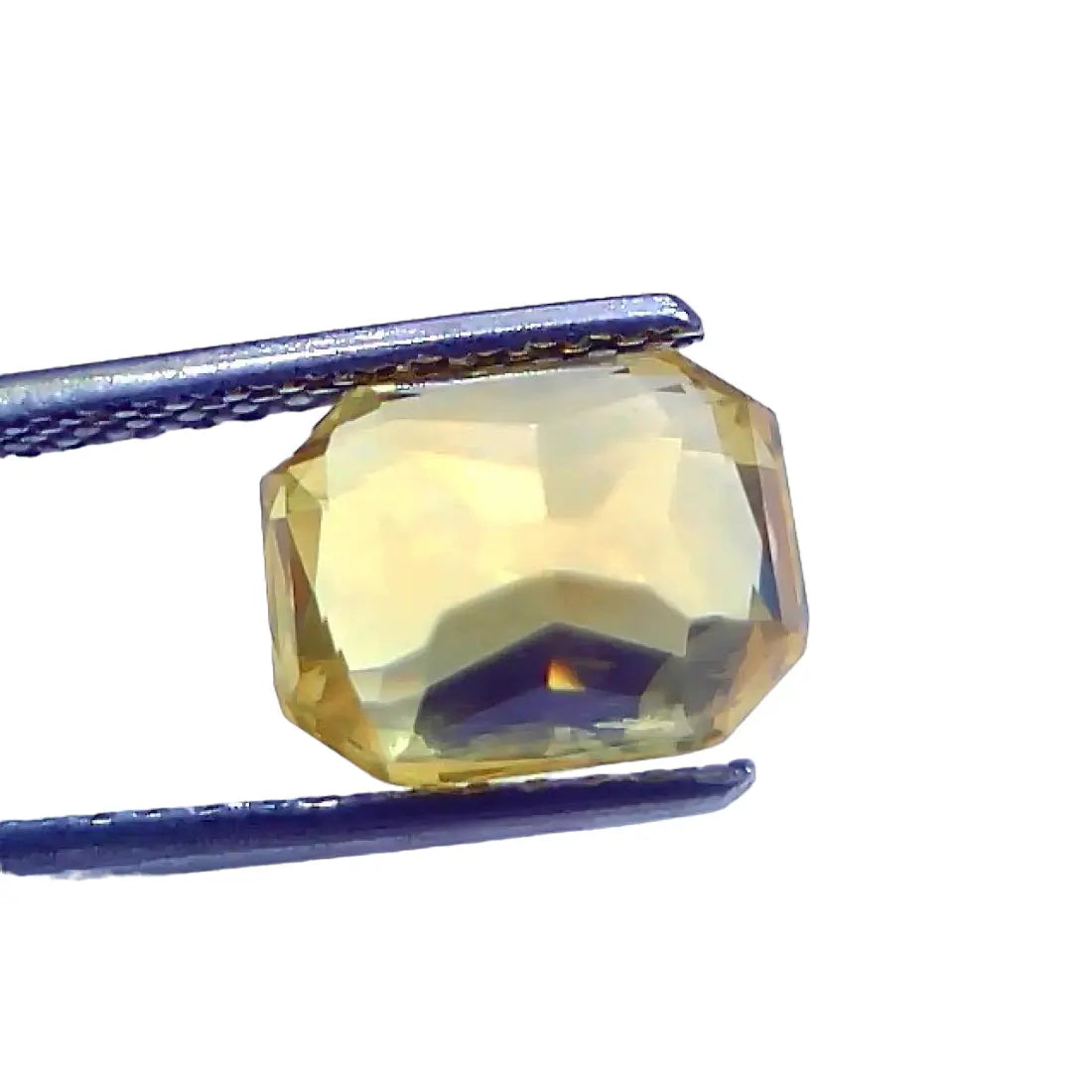 5.03 Ct IGI Certified Unheated Untreated Natural Ceylon Yellow Sapphire AAA