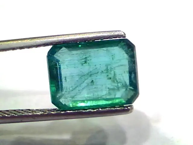 5.04 Ct GII Certified Untreated Natural Zambian Emerald Gemstone