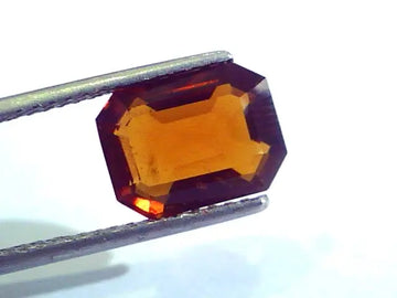 5.09 Ct Untreated Natural Ceyloni Gomedh/Hessonite Gemstone
