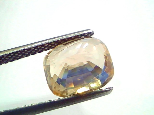 5.05 Ct IGI Certified Unheated Untreated Natural Ceylon Yellow Sapphire
