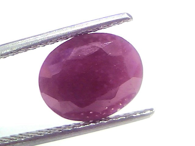 5.05 Ct Certified Unheated Untreated Natural New Burma Ruby 5.54 Ratti Manik