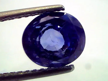 5.06 Ct Untreated Natural Ceylon Blue Sapphire/Neelam AAA Colour