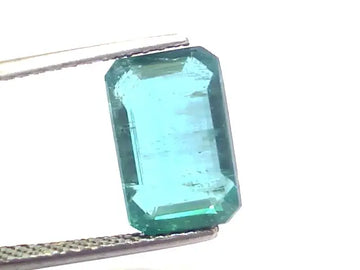 5.06 Ct IGI Certified Untreated Natural Zambian Emerald Gemstone AAA