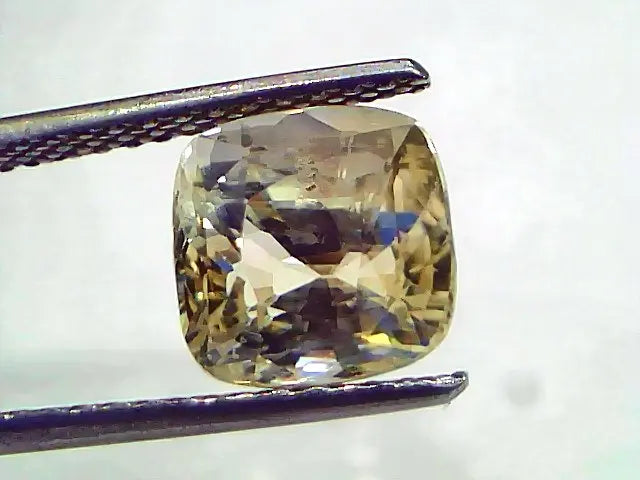 5.06 Ct IGI Certified Unheated Untreated Natural Ceylon Yellow Sapphire
