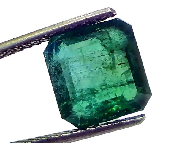 5.08 Ct Certified Untreated Natural Zambian Emerald Panna Gemstone
