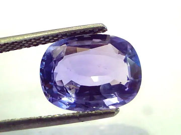 5.10 Ct IGI Certified Unheated Untreated Natural Ceylon Blue Sapphire