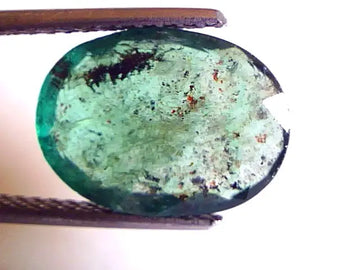 5 Ct Untreated Natural Zambian Emerald Panna Mercury Gemstone