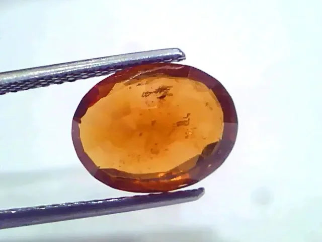 5.13 Ct Untreated Natural Ceylon Gomedh/Hessonite Gemstone - Venus Gems