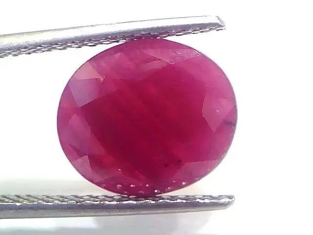 5.15 Ct Certified Unheated Untreated Natural New Burma Ruby Manik Stone - Venus Gems