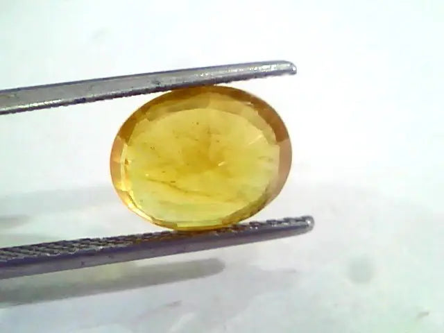 5.17 Ct Natural Yellow Sapphire Pukhraj Jupiter Gemstone(Heated)