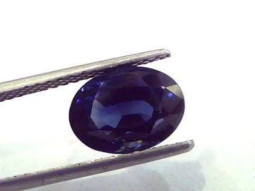 5.11 Ct Unheated Untreated Natural Deep Royal Blue Sapphire RARE