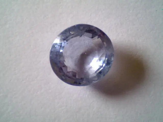 5.13 Ct Unheated Untreated Round Ceylon Blue Sapphire Neelam Gem
