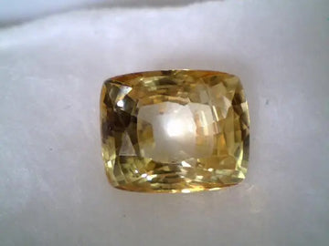 5.15 CT UNHEATED UNTREATED CEYLON NATURAL YELLOW SAPPHIRE A+++++