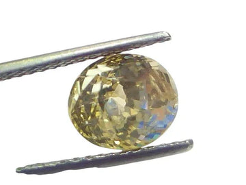 5.15 Ct IGI Certified Unheated Untreated Natural Ceylon Yellow Sapphire - Venus Gems
