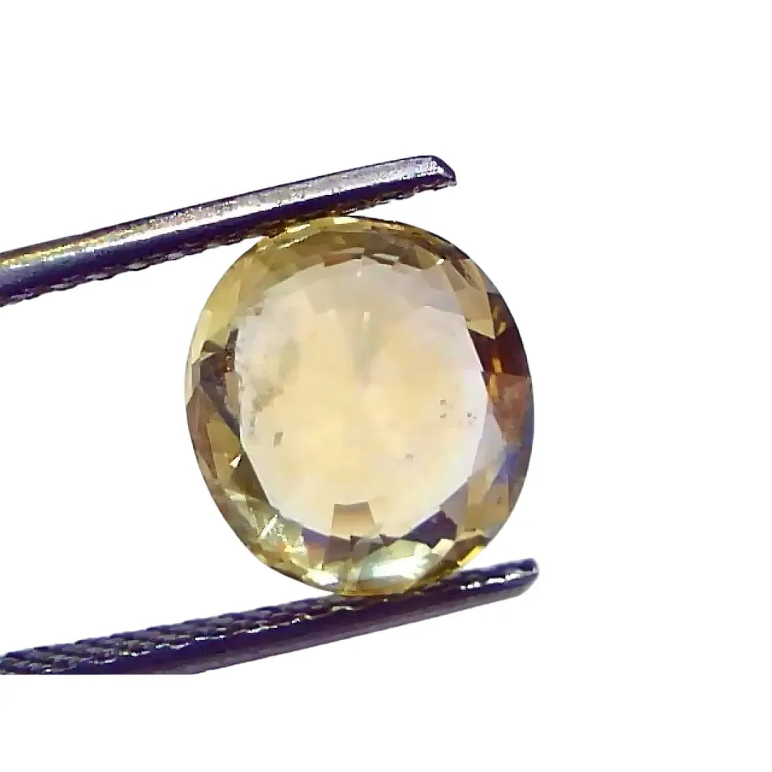 5.16 Ct IGI Certified Unheated Untreated Natural Ceylon Yellow Sapphire - Venus Gems