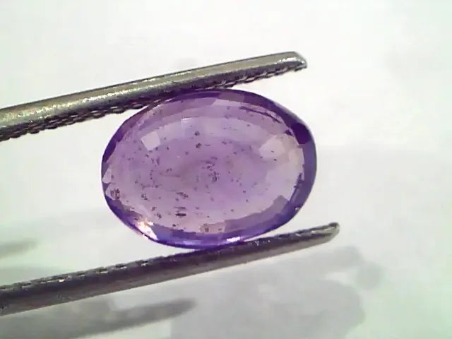 5.17 Ct Unheated Untreated Natural Violet Blue Sapphire Khooni Neelam - Venus Gems
