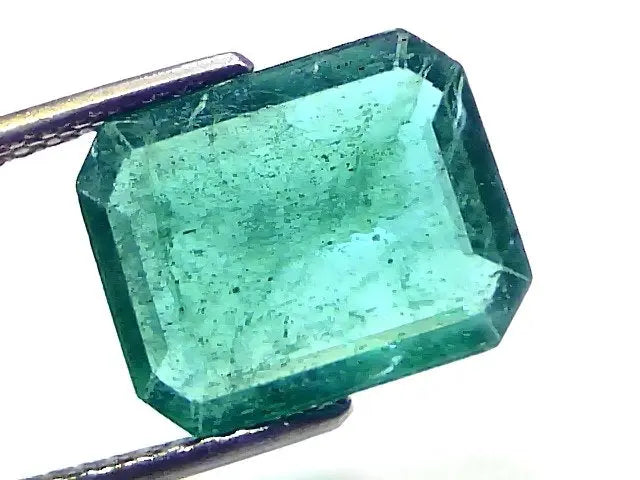 5.20 Ct GII Certified Untreated Natural Zambian Emerald Gemstones