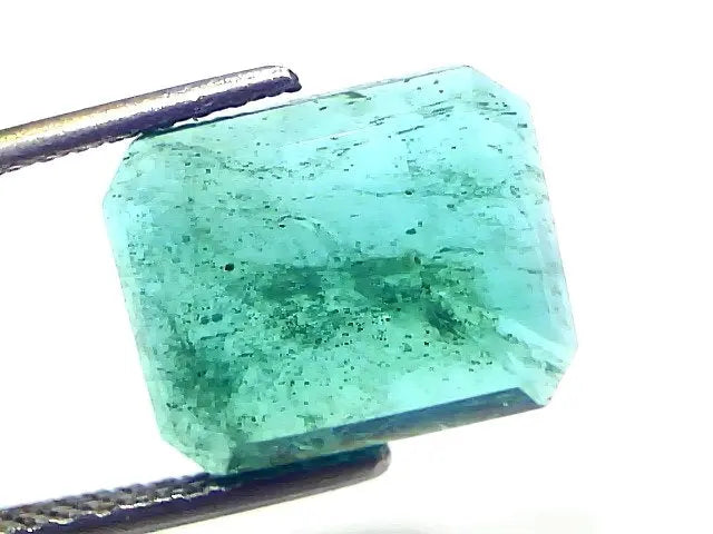 5.20 Ct GII Certified Untreated Natural Zambian Emerald Gemstones
