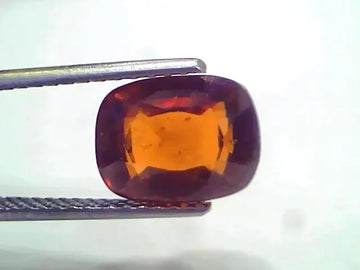 5.17 Ct Untreated Natural Ceylon Gomedh/Hessonite Gemstone - Venus Gems