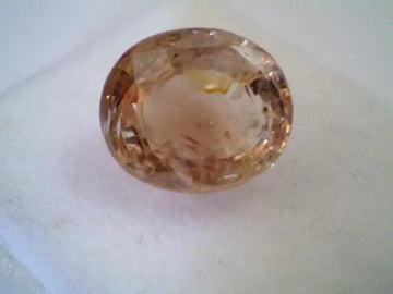 5.38 Ct Untreated Natural Ceylon Yellow/Orange mix Sapphire Gems