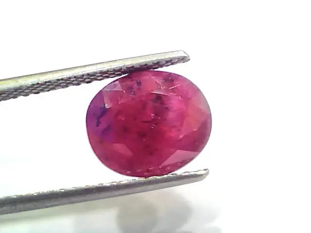 5.26 Ct Certified Unheated Untreated Natural New Burma Ruby
