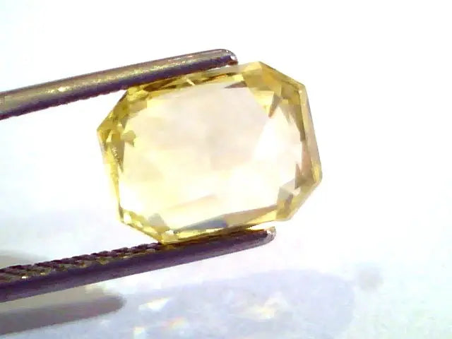 5.21 Ct Unheated Untreated Natural Ceylon Yellow Sapphire/Pukhraj AA