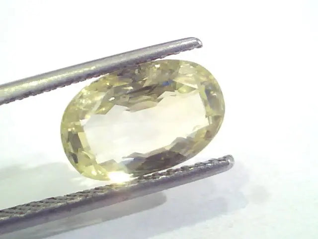 5.24 Ct 8.5 Ratti Unheated Untreated Natural Ceylon Yellow Sapphire