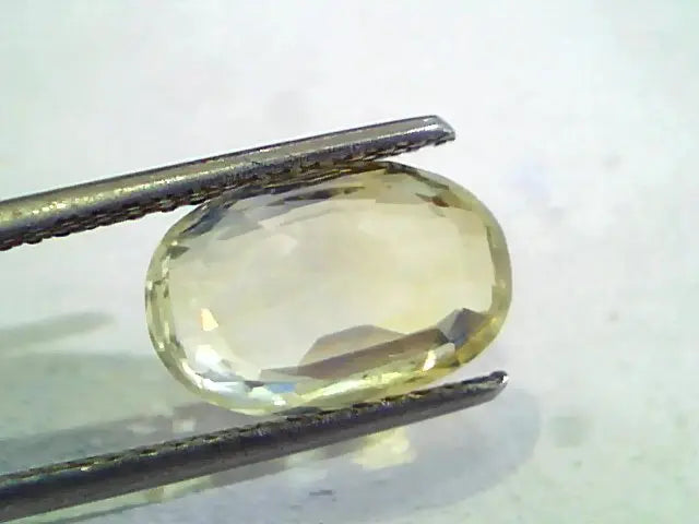 5.24 Ct 8.5 Ratti Unheated Untreated Natural Ceylon Yellow Sapphire
