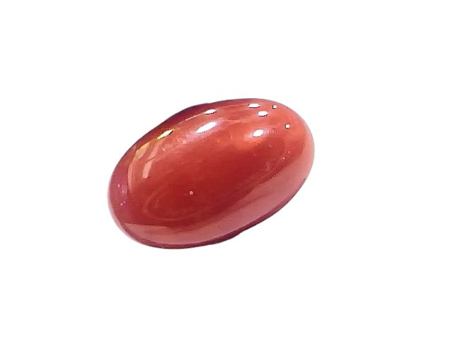5.28 Ct 5.86 Ratti Natural Untreated Italian Red Coral Moonga AAAAA