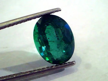 5.24 Ct Untreated Top Colour Premium Natural Zambian Emerald AAA
