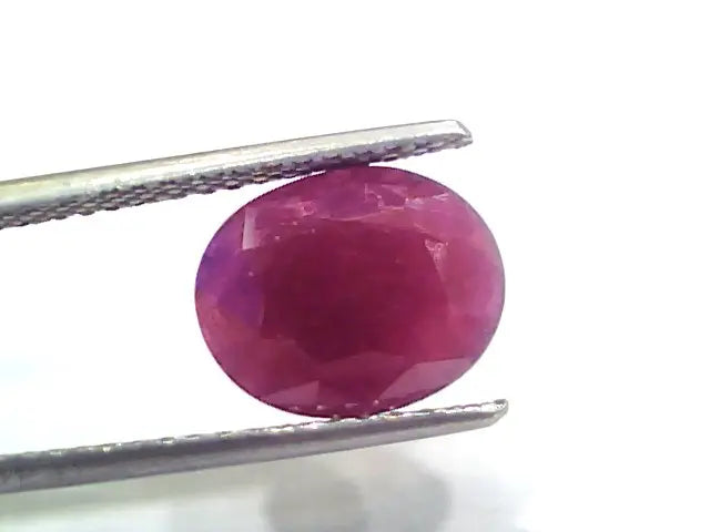 5.29 Ct Certified Unheated Untreated Natural New Burma Ruby