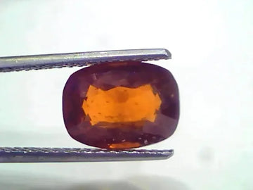 5.21 Ct Untreated Natural Ceylon Gomedh/Hessonite Gemstone - Venus Gems