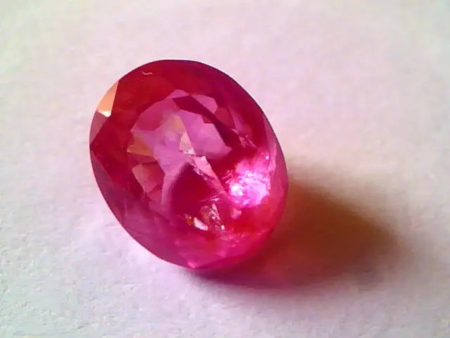 5.26 Ct Unheated Untreated Natural Old Burma Ruby Gemstone