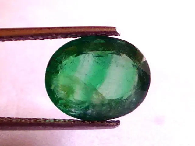 5.26 Ct Untreated Natural Zambian Green Emerald Gemston (Panna)