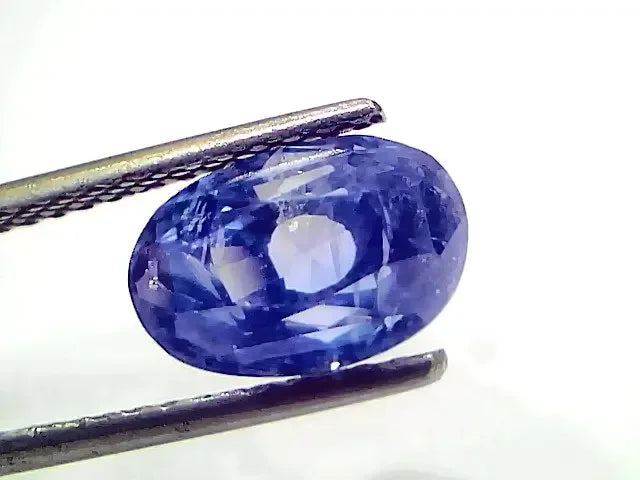5.28 Ct IGI Certified Unheaated Untreated Natural Ceylon Blue Sapphire AA - Venus Gems