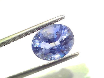 5.29 Ct IGI Certified Unheated Untreated Natural Ceylon Blue Sapphire - Venus Gems