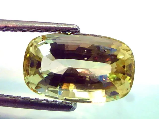 5.32 Ct Unheated Untreated Natural Ceylon Yellow Sapphire AAA