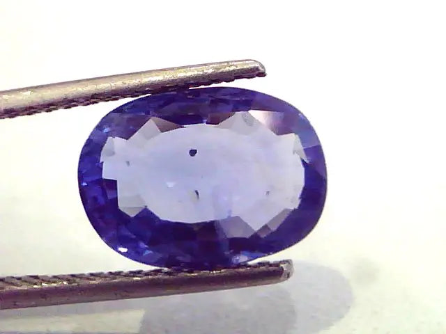 5.34 Ct Unheated Untreated Natural Ceylon Srilankan Blue Sapphire